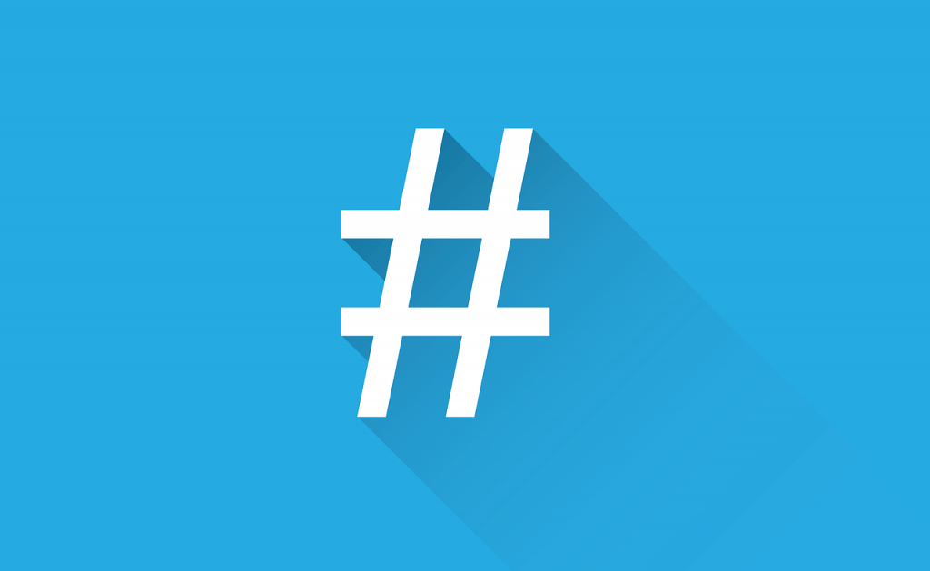 use hashtags