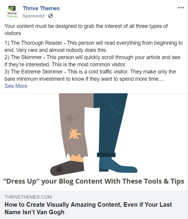 deliver value in your facebook ads