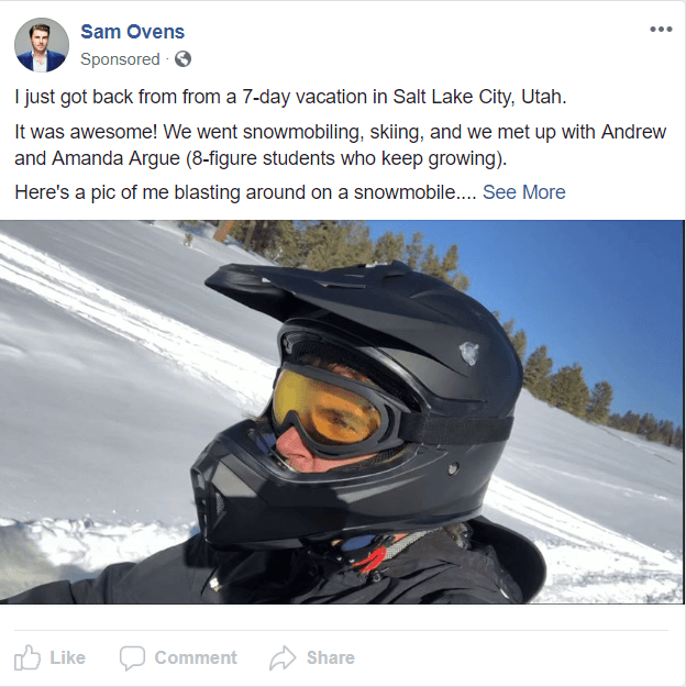 facebook advertising tip make ads look like posts