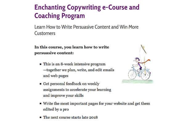 Enchanting Marketing sales page