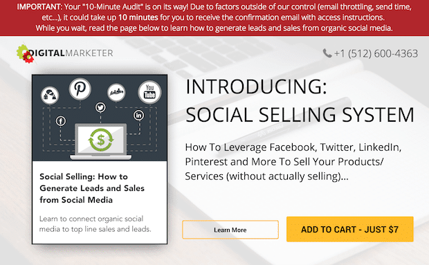 adding white space on a sales page
